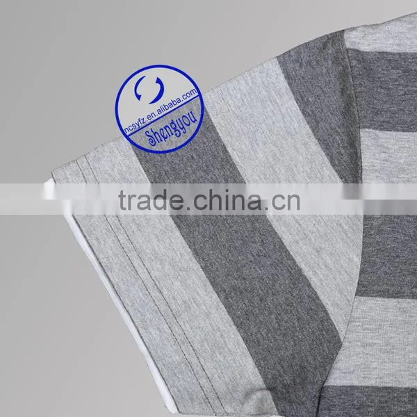 China Factory Custom Cotton Yarn Dyed Mens Polo Shirt Design photo-3