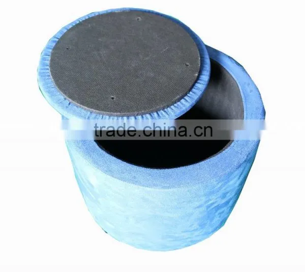 2015 Hot Sale Round Fabric Ottoman Pouf Stool/moroccan Pouf photo-2