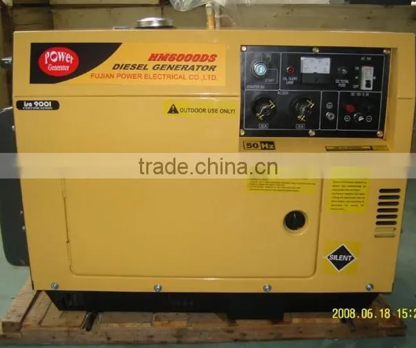 Super Silent AIR-COOLING S DIESEL GENSETS 5kw for Mobil Using photo-3