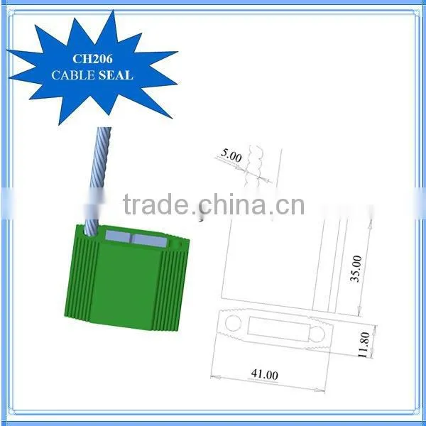 CH206 ISO17712 Passed Cable Seal for Containers photo-5