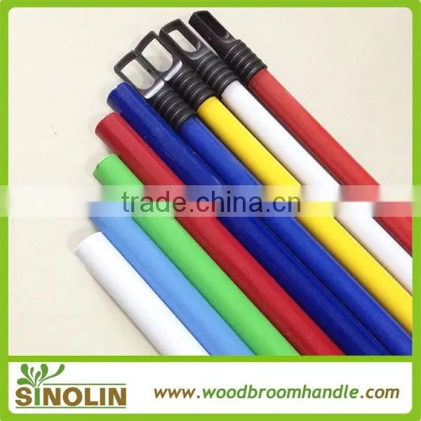 SINOLIN Wood Handle With Metal Broom Handle Metal,long Handle With Metal Thread for Brooms photo-3