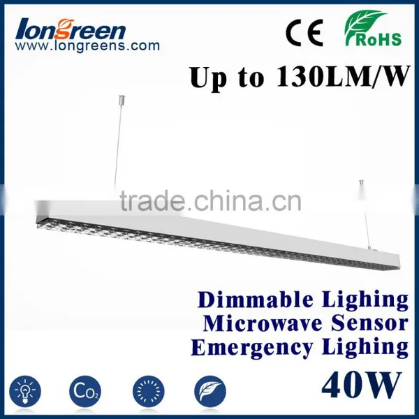 Pendant Housing LED Linear Light Aluminum Supermarket Light Fixture 40W Lighting photo-2