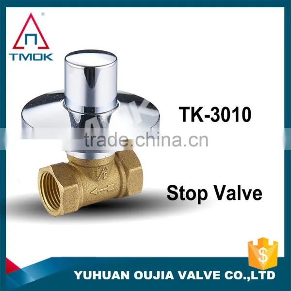 Cast Brass G Threaded Non-Rising Globe Valve Factory Price Brass Stop Valve In Stock