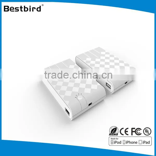 Metal 2600mAh External Battery Pack Portable Power Bank Bluetooth Speaker