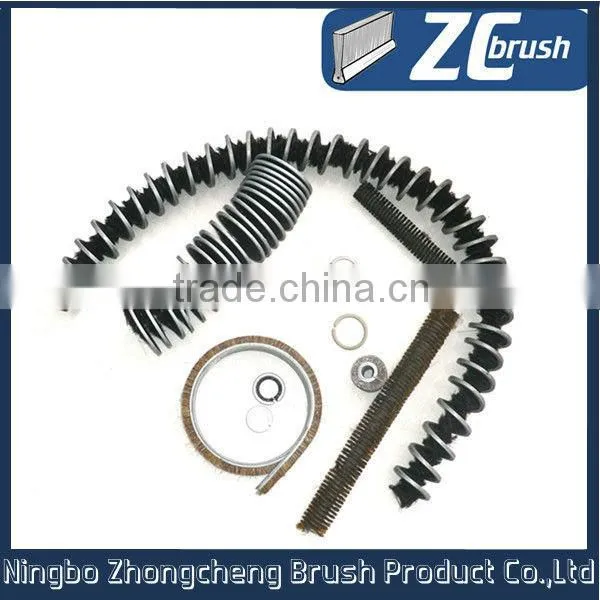 Rolling Spiral Brush Polishing Brush Industrial Brush