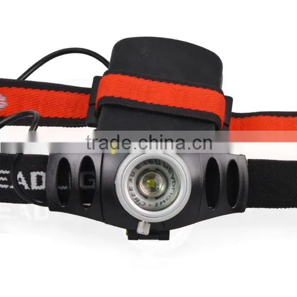 3W Q5 LED Focus Super Powerful Ajustable LED Headlights Headlamp photo-2