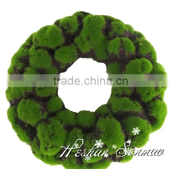 Hotsale China Supplier Decorative Artificial Moss Circle for Wall Decoration photo-3