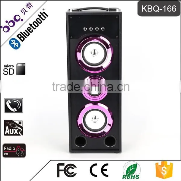 BBQ KBQ-166 25W 3000mAh DJ Empty Speaker Box photo-5