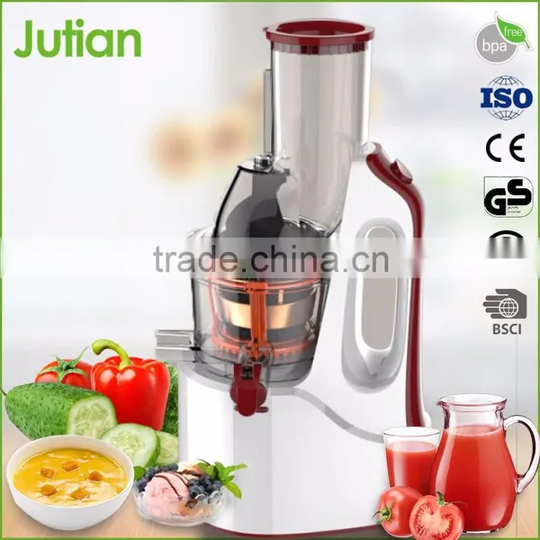 2016 Healthy Whole Fruit Press Juicer Slow Juicer Apple Juicer With Ice Cream Function photo-6