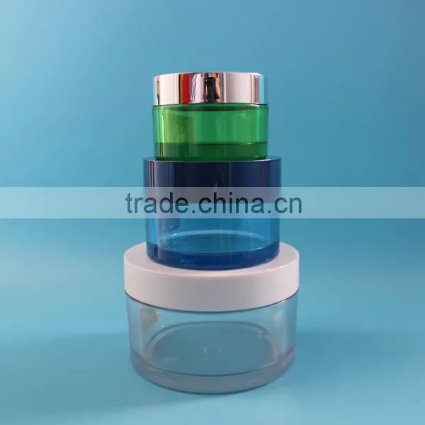 30g 1OZ Empty Thick PET Plastic Cream Jar Container With Silver Aluminium Lid photo-4