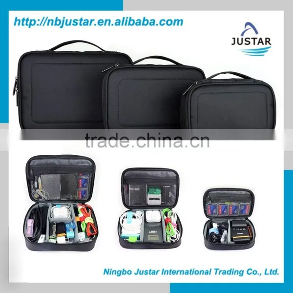 Home Travel Hard Driver Cable Storage Cases Digital Storage Organizer Bag photo-4