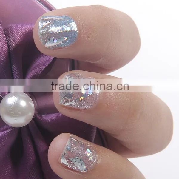 Fashionable Laser High Quality Self-adhesive Miracle Nail Sticker Nail Art photo-4