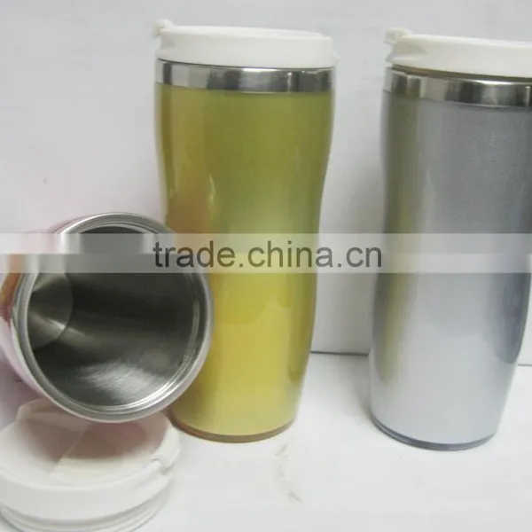 High Quality Double Wall Auto Mug/travel Mug/insert Mug