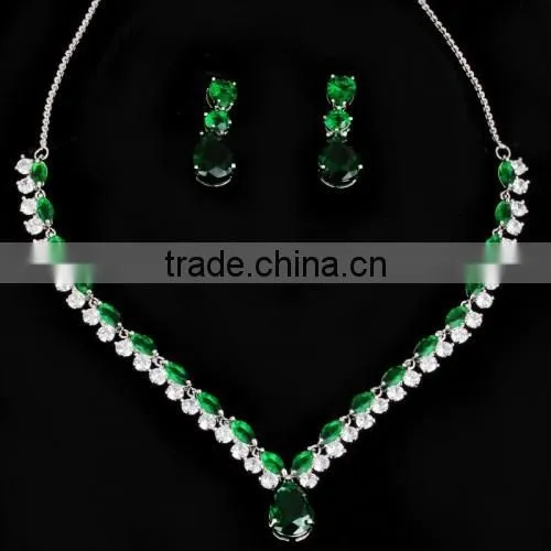 CZ Jewelry Amethyst Crystal Jewelry Set Costume Jewelry Spain photo-3