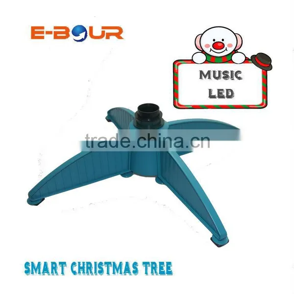 MobilePhone APP Control Bluetooth Speaker and LED Fiber for Christmas Decoration Tree photo-4