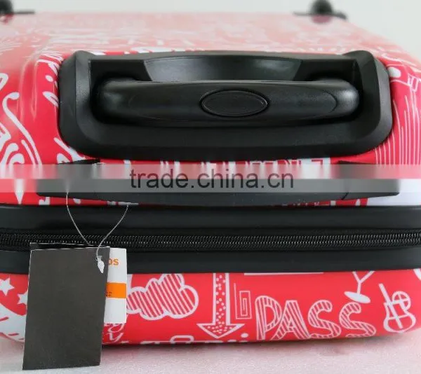 Beautiful Printed ABS+PC Trolley Luggage Case photo-5