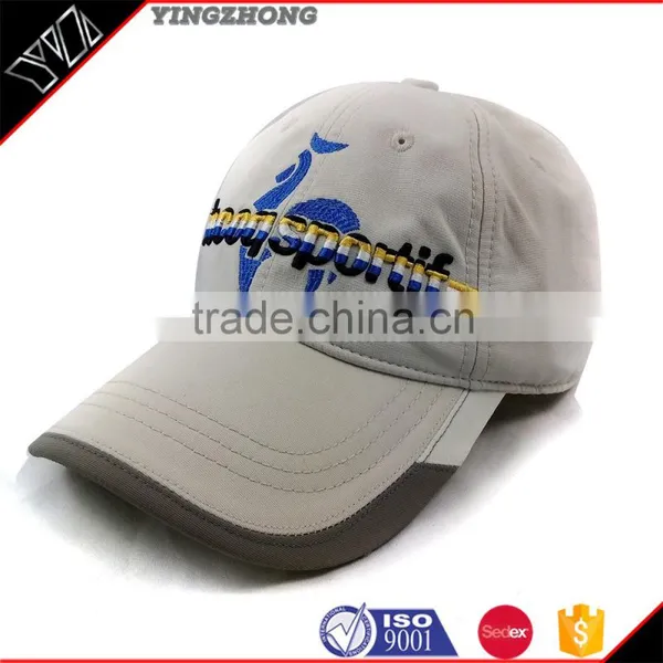 Custom Embrossed 100% Cotton Baseball Hat Plastic Buckle Cap