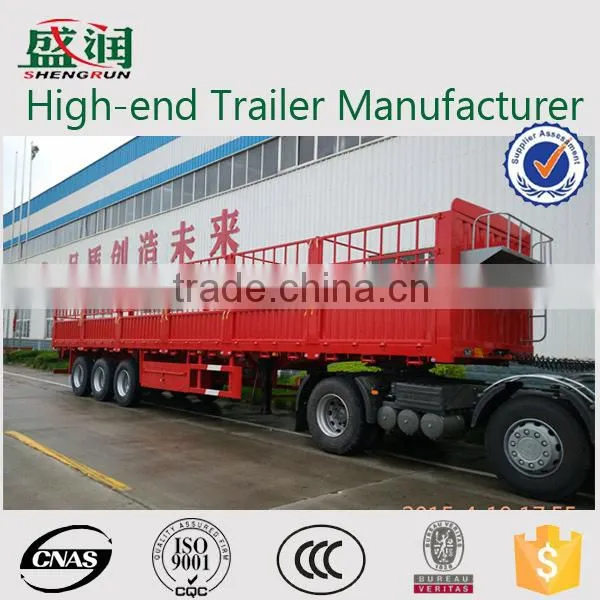 3 Axle 60 Ton Side Wall Semi Trailer