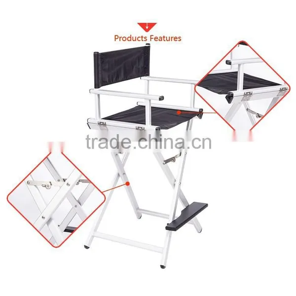 Aluminum Portable Hairdressing Portable Chair For Makeup Artist photo-5
