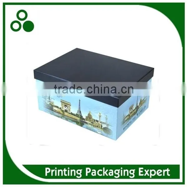 ELEGANT EUROPEAN CONSTRUCTURE PRINTING CARDBOARD SQUARE BIG PAPER GIFT BOX photo-6