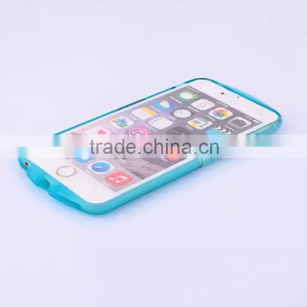 Phone Case Manufacturer 6 Colors Transparent Soft TPU Flexible Shockproof Anti-friction Case Cover for IPhone 6S/ 6/ Plus photo-5