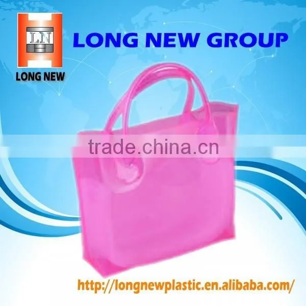 E Health Food File Handbag Cometic Custom Plastic Makeup Bag photo-5