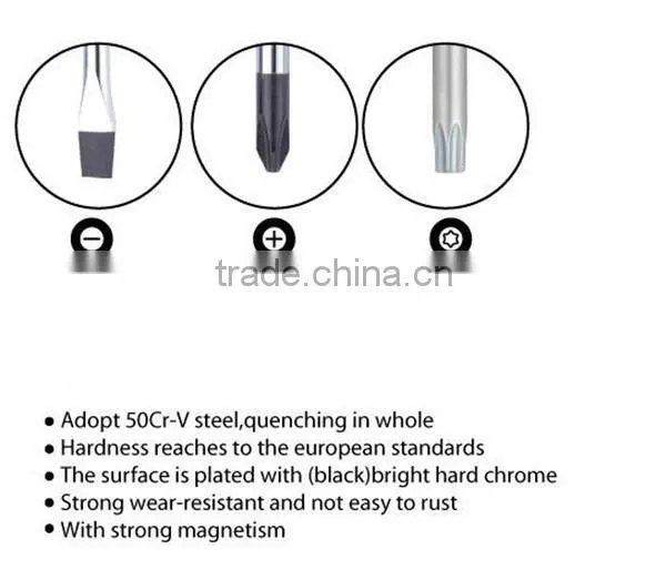 PH2 Magnetic Screwdriver/philips Head 50Cr-V Screwdriver Set Packed With Screwdriver Set photo-3