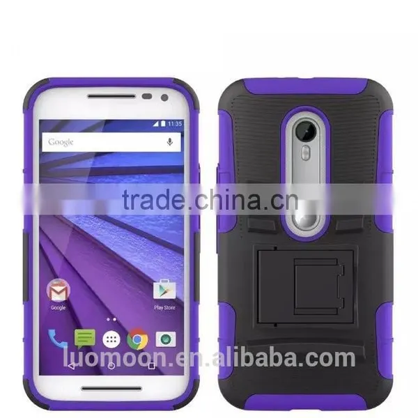Display Rack Armed Phone Case Cover Back for Moto G3 photo-4
