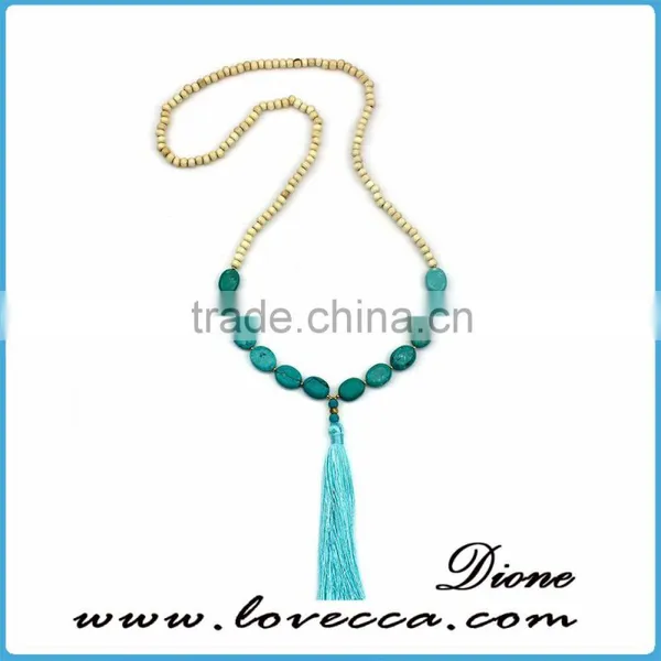 100pcs MOQ Beautiful Stone Jewelry for Young Girl Natural Gemstones Necklaces photo-2