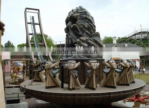 [stimulating Rides Manufacturer] Amusement Park Fiberglass UFO Swing Machine/outdoor Playground Equipment photo-6