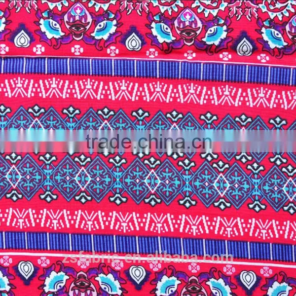 ZHENGSHENG 100% Rayon 45S/R*45S/R Printing Fabric With Hottest Pattern