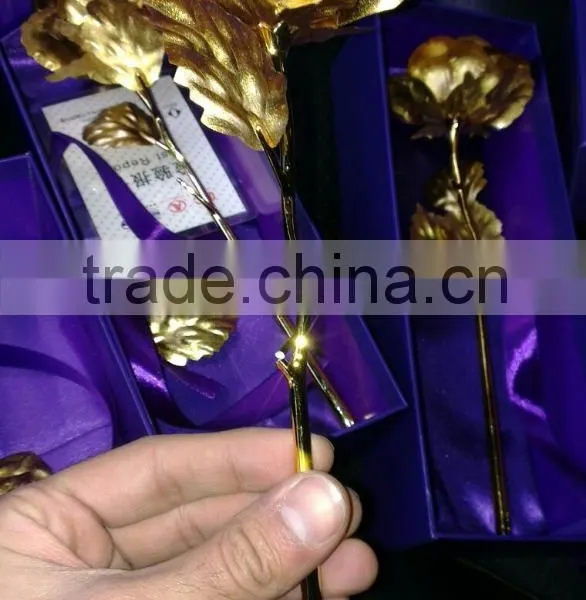 Valentine's Day Rose, 24k Gold Foil Rose photo-2