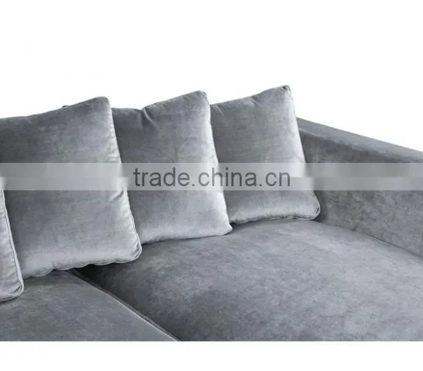 Modern Living Room Sofa Set With L-Shaped Fabric Corner Sofa in Living Room Furniture of Cheap Sofa Set photo-4