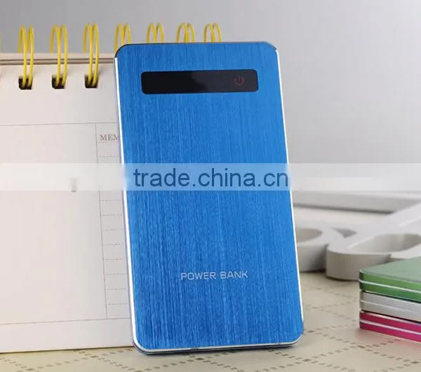 Ultrathin Metal Durable Portable Lcd Display USB External Backup Battery Charger Promotional Gift 4000mah Power Bank photo-6
