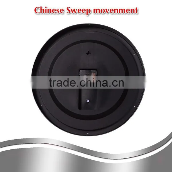 Hotel Decoration Wall Clock (Metal Chrome Material and Sweep Movement Without Tick Sound photo-2