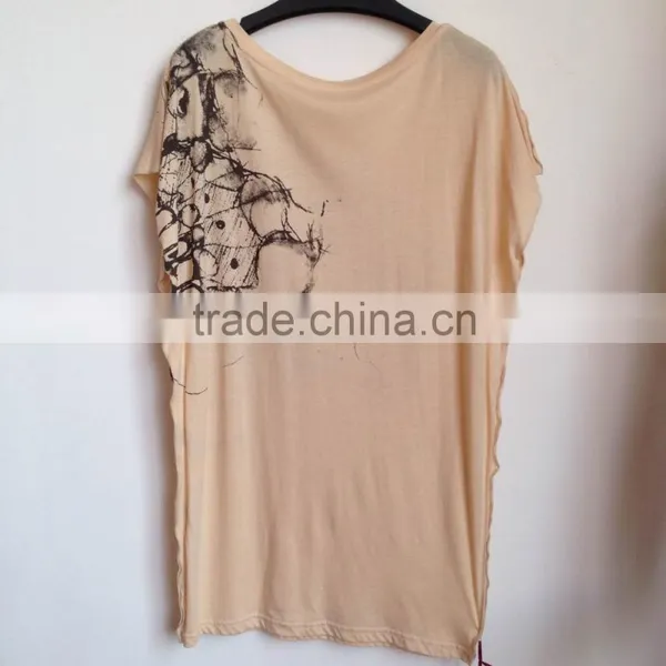 Fashion O Neck Short Sleeves Rayon Cotton t Shirt Casual T Shirt Printing Plus Size t Shirt photo-2