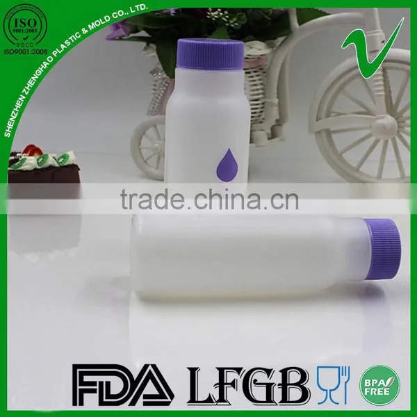 Oval Hot Sale Disposable Plastic Milk Bottles With Screw Cap photo-5