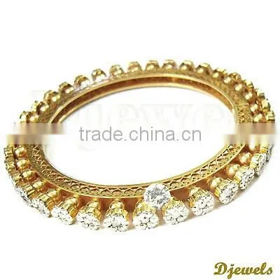 14K Gold Diamond Bracelets, Ladies Diamond Bracelets, Diamond Jewellery photo-2