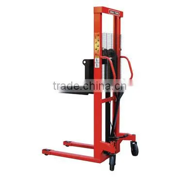 1-2tons Manual Hydraulic Stacker/manual Lift/yujie Lift Stack/logistics Equipment/yujie/stacker Export Good Price