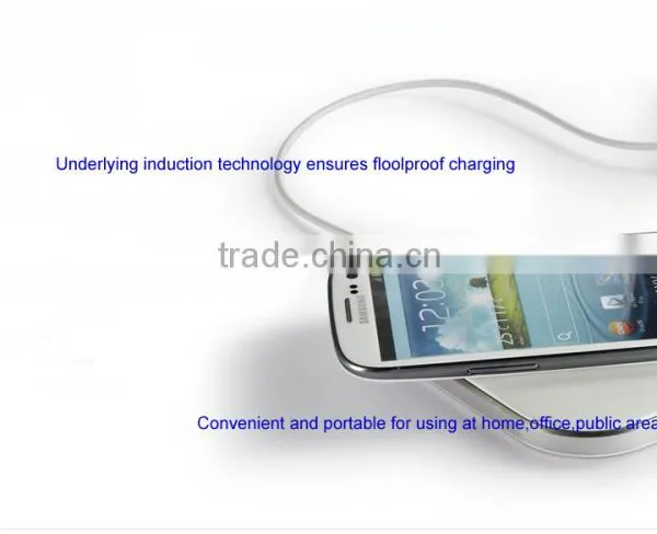 Non-slip Inductive Charger Wireless Qi Power Charging Pad For IPhone / Samsung / Nokia & Others With Qi Compatible Receivers photo-4