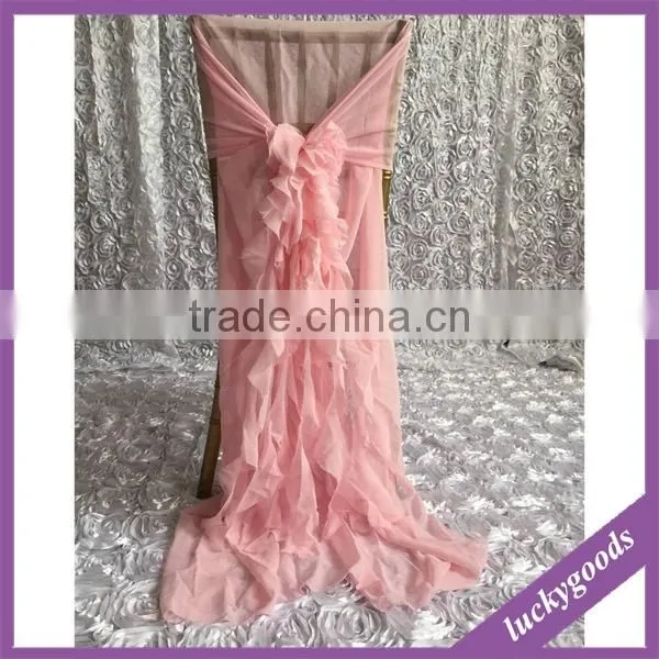 Champagne Hot Sale Popular Wedding Chair Cover photo-4