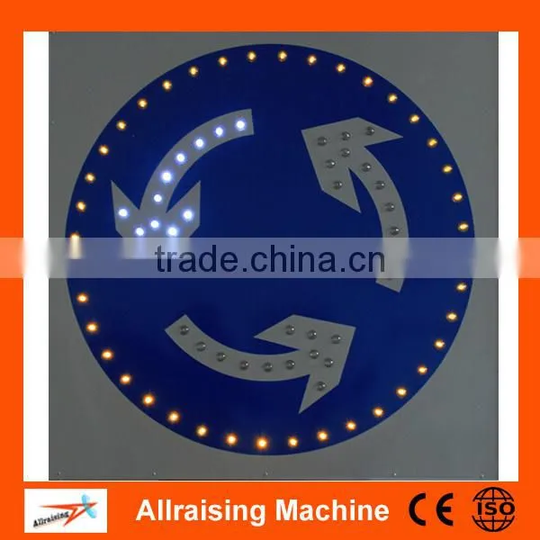 LED Solar Island Road Traffic Sign photo-2