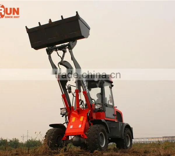 Made in China Qingdao Everun 1.6 Ton Mini Front End Loader With Luxury Cabin photo-6