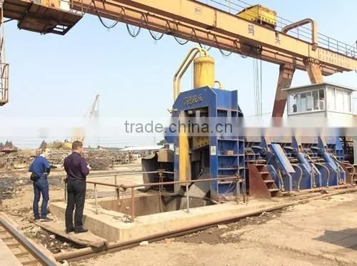 Large-scale Hydraulic Metal Iron Scrap Metal Shear Baler Machine photo-3