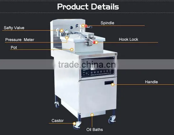 Restaurant Stainless Steel Broasted Chicken Machine photo-2