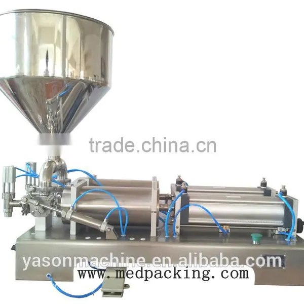 Double Heads Pneumatic Honey Cream Filling Machine For Tomato Sauce Filling Machine photo-2