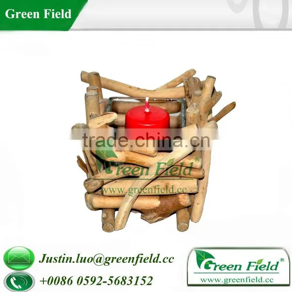 Wooden Antique Candle Holder photo-2