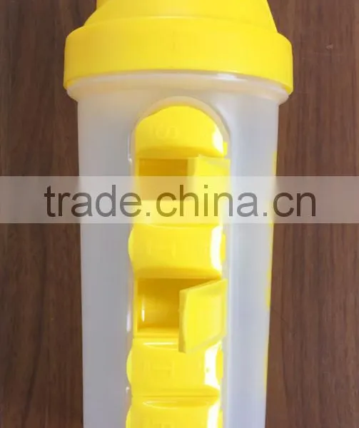 700ml Protein Shaker With Built-in Daily Pill Box Organizer photo-4