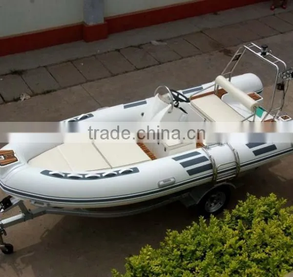 Rigid Inflatable Fiberglass Rowing Boat for Sale photo-3
