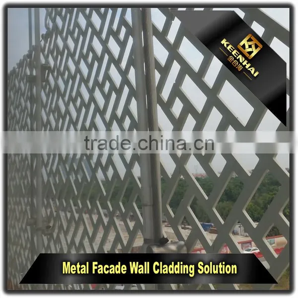 304 Stainless Steel Exterior Wall Perporated Metal Cladding for Decoration photo-3